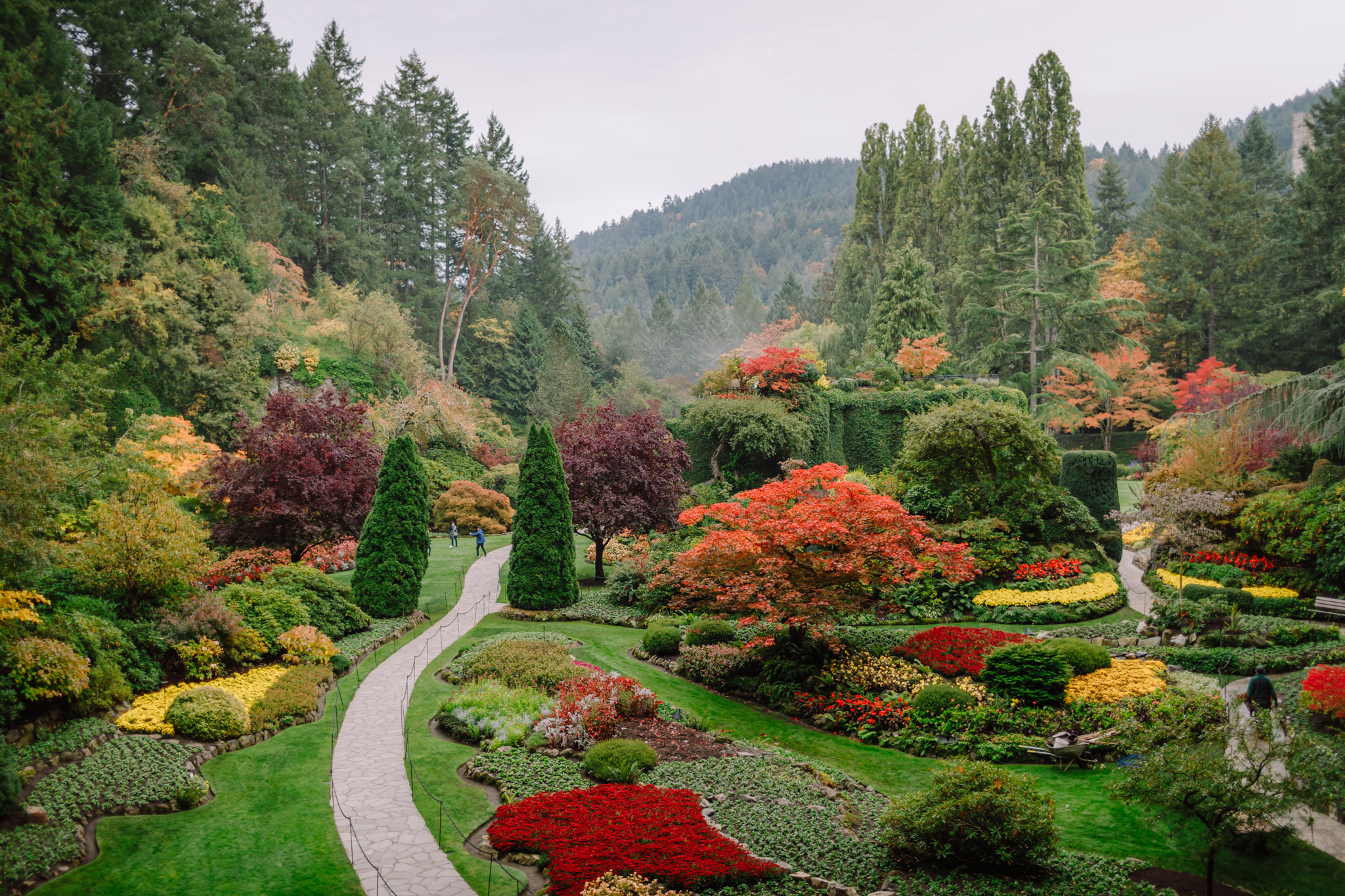 The Butchart Gardens in Victoria, BC