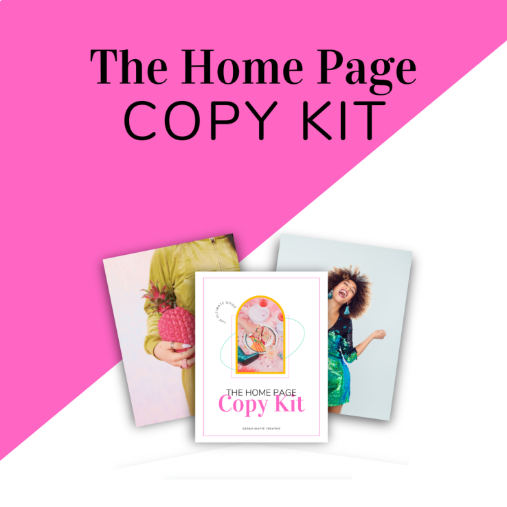 the home page copy kit